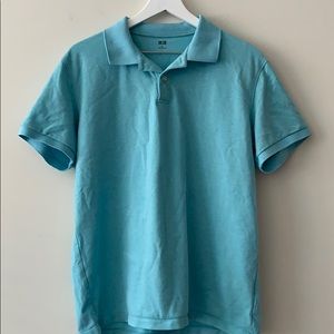 Mens Uniqlo polo shirt blue XL